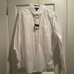 NWT Eddie Bauer Classic White Dress Shirt